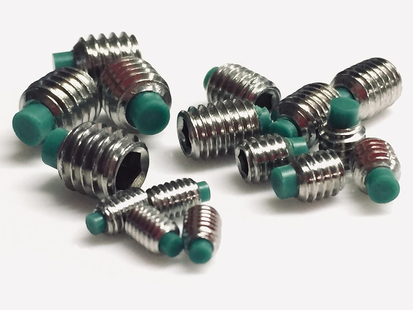 Set Screw with Nylon Tip Grub Screws 304 Stainless Steel A2, with a self colour finish 5/16''-24 tpi x 10mm Pack of 8
