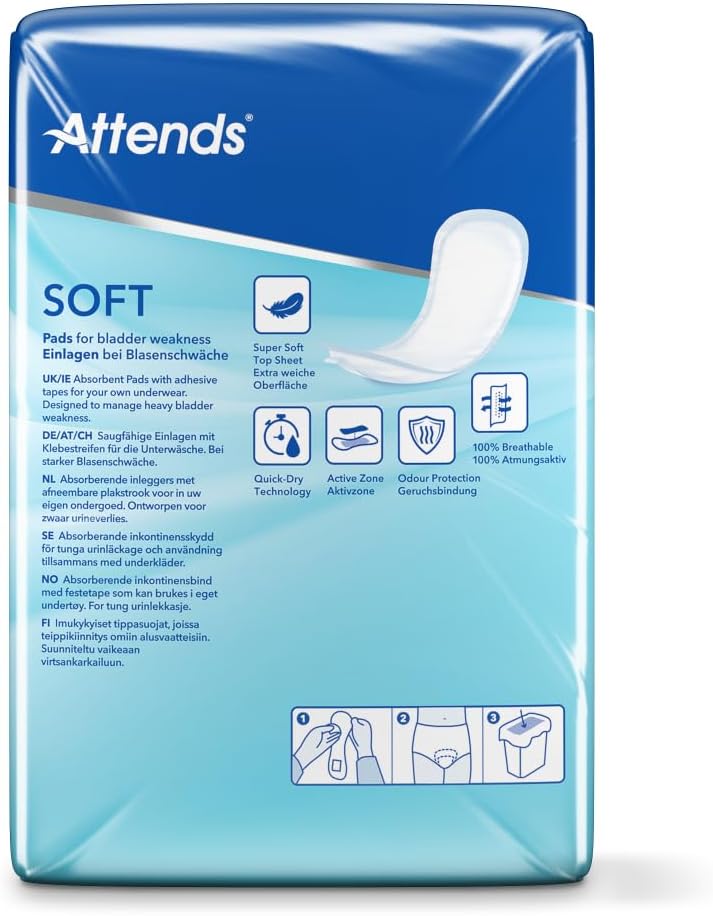 Attends Soft 7 Micro-Incontinence Pad Pack of 34