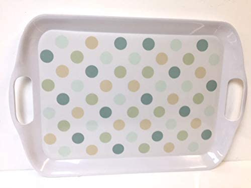 Melamine Plastic Serving Tray 43cm x 29cm x 2cm(16.5'' x 11'') - nappyworlduk