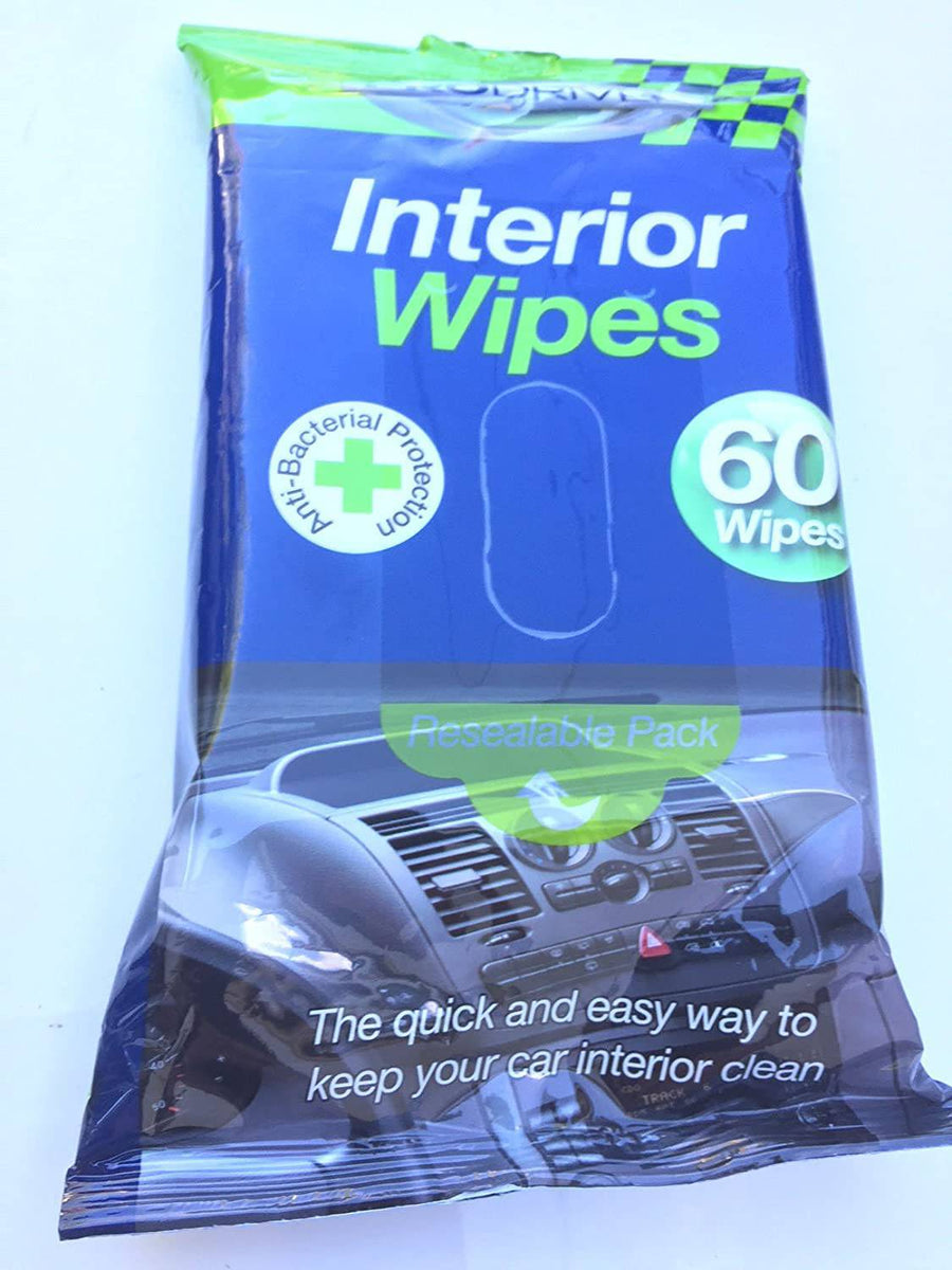 Prodriver Interior Dash Car WipesPack of 60 nappyworlduk