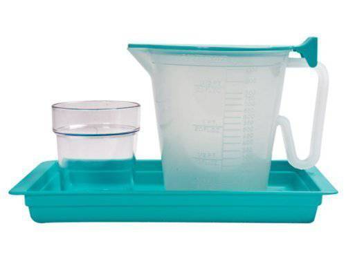 Bedside Locker Set Waterjug,Lid,Timbler,Tidytray - nappyworlduk