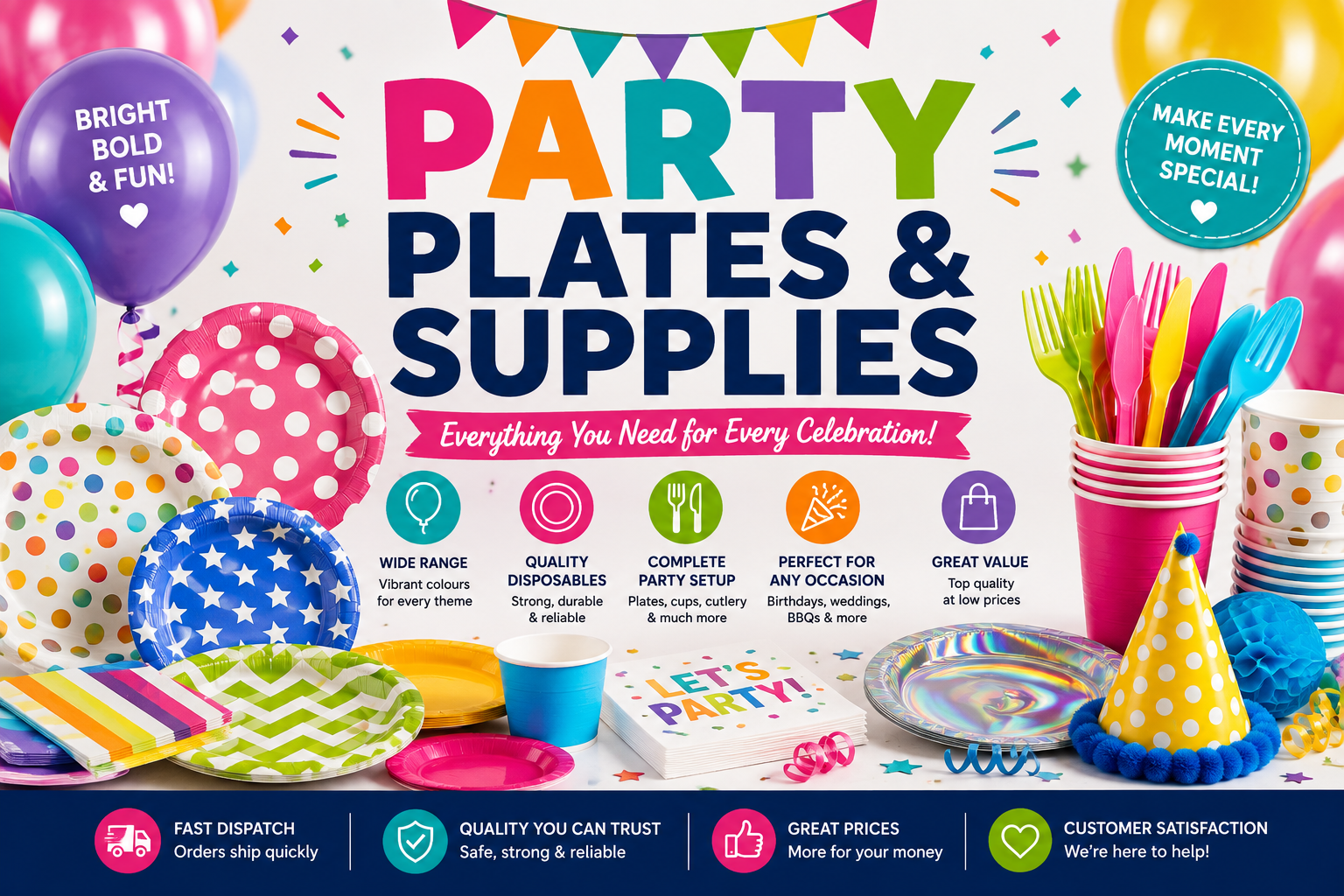 Party Plates Supplies