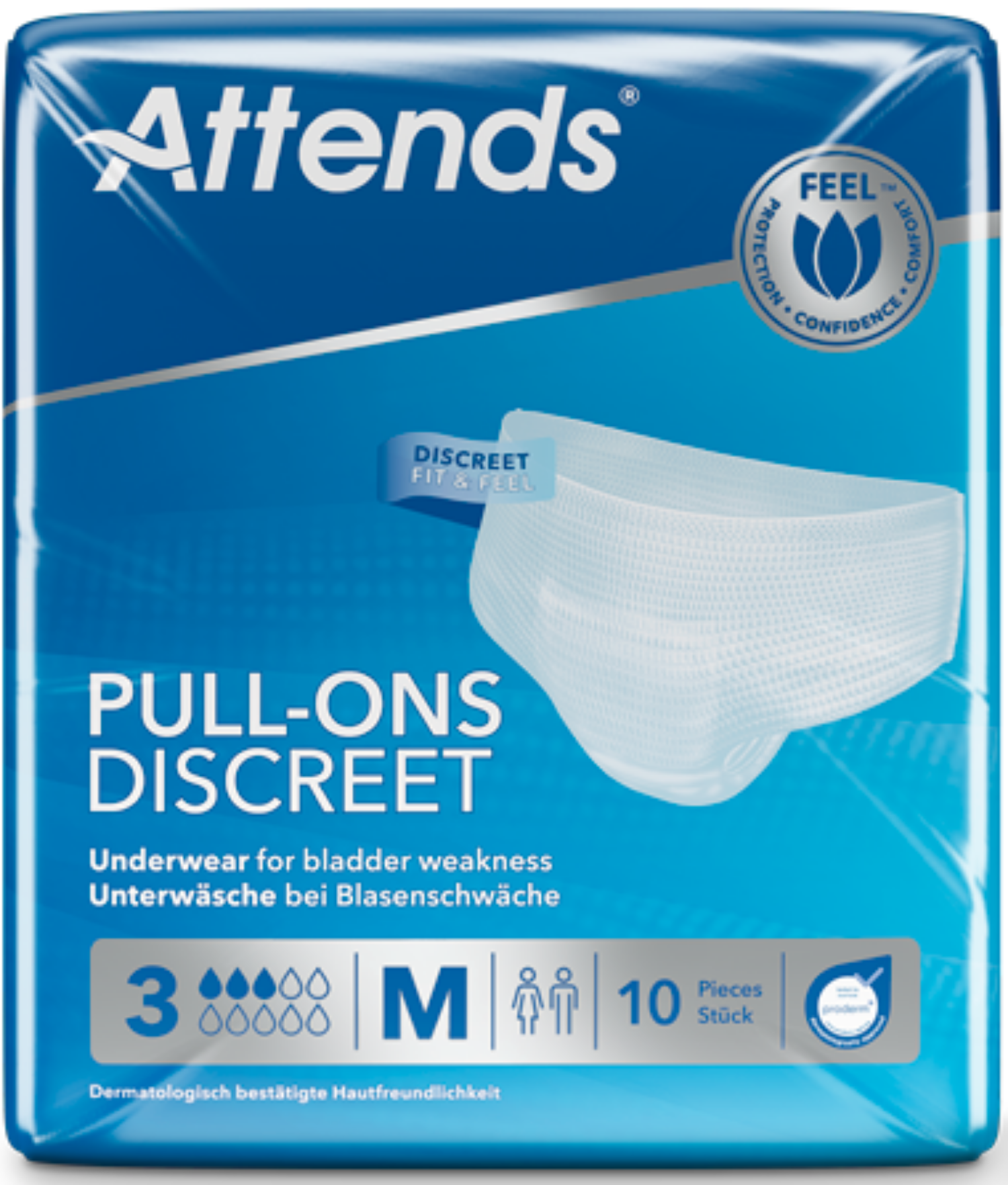 Attends Pull Ons 3 Incontinence Pants Medium | Pack of 22