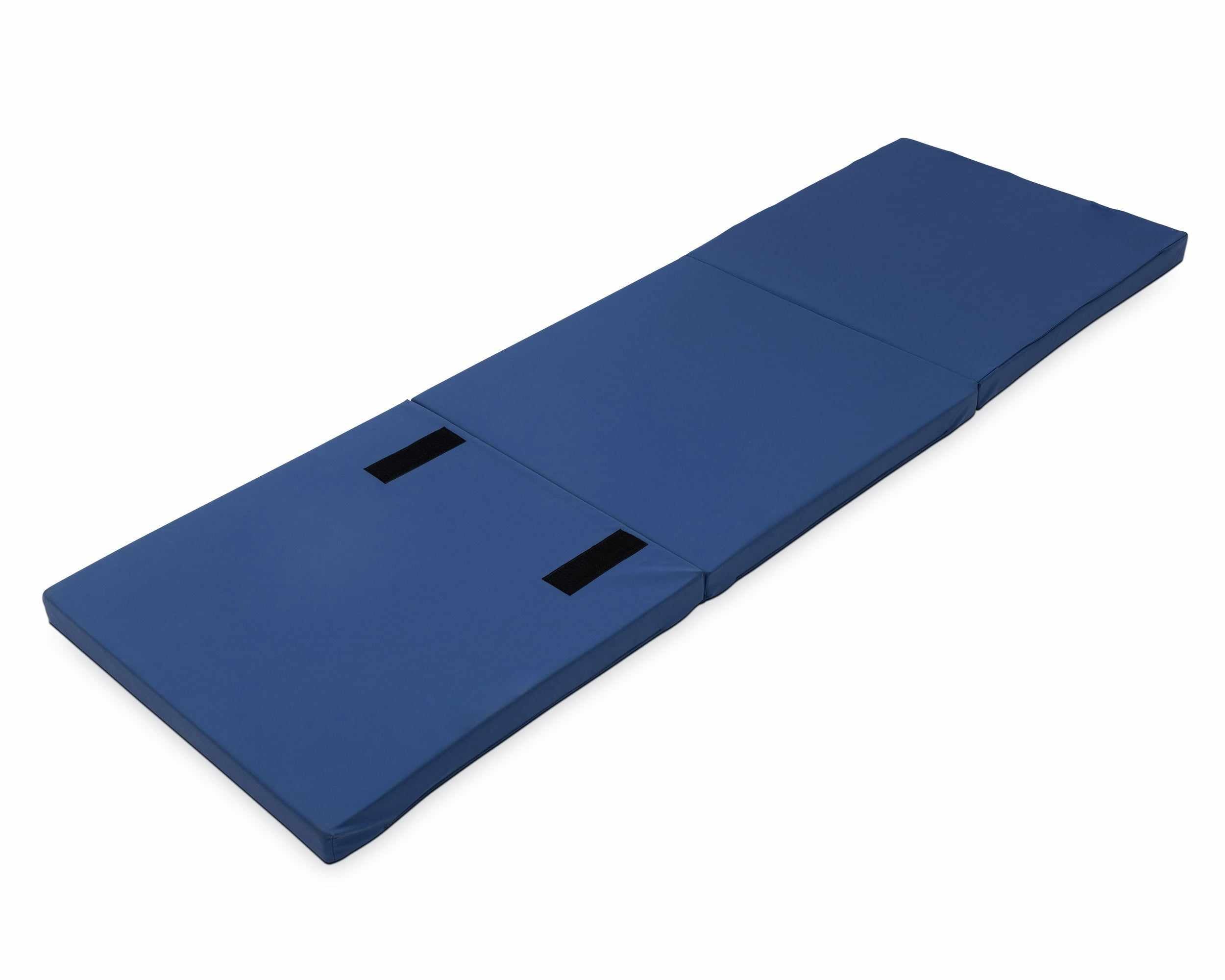 Fall-Out Crash Mat, Foldable with Fastening Straps, 60x190cm