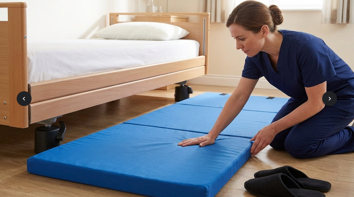 High-Density Foam Fall Out Mat 60 x 190 x 7cm Foldable Safety Mattress