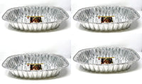 Large Foil Aluminium Tray Baking Tray- 45.5 cm x 35.8 cm x 8.5cm ( Pack of 4 )