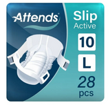 Attends slip active 10 L Pack of 28