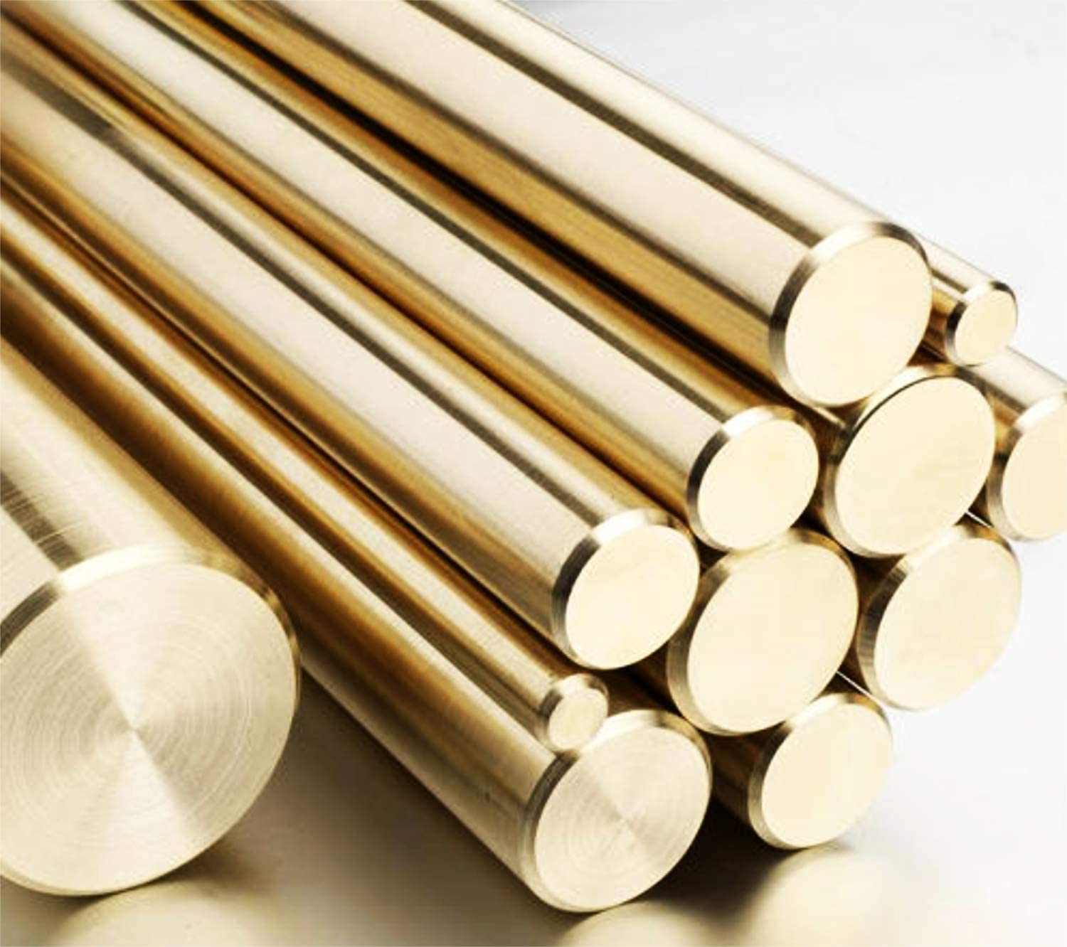 Brass round bar Grade CZ121 10mm diameter 270mm length for model making and machining applications