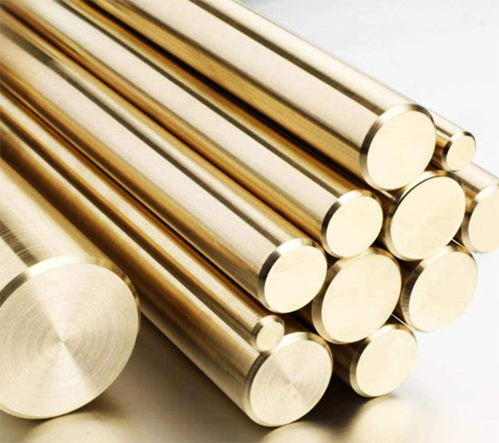 Brass round bar Grade CZ121 10mm diameter 270mm length for model making and machining