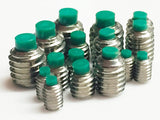 Set Screw with Nylon Tip Grub Screws 304 Stainless Steel A2, with a self colour finish 5/16''-24 tpi x 10mm Pack of 8