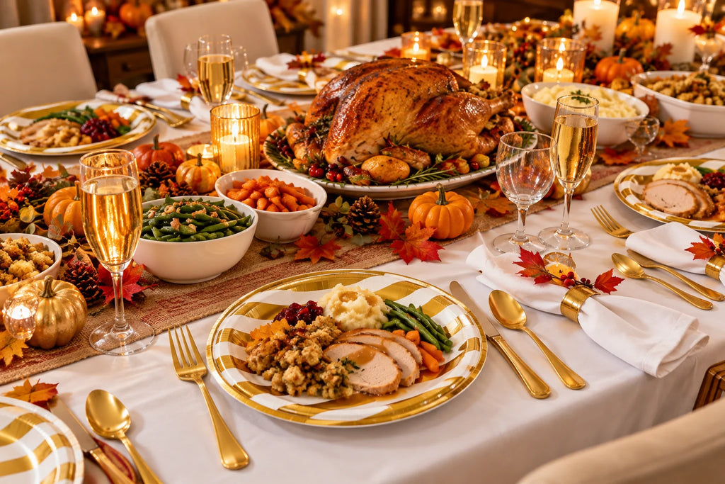 Thanksgiving party plates