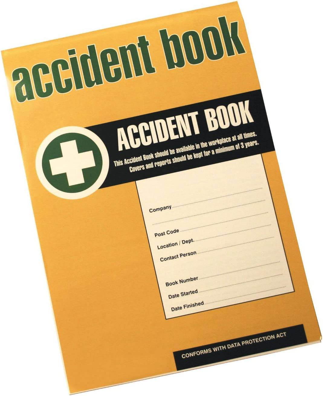HSE Compliant Accident Record Book - nappyworlduk