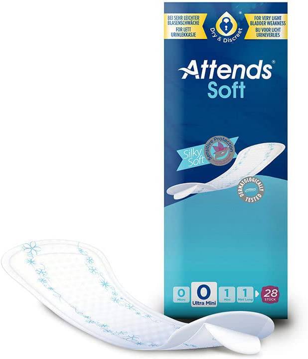Attends Soft 0 Ultra Mini 1 Pack of 28 Pads - nappyworlduk