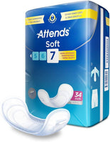 Attends Soft 7 Micro-Incontinence Pad Pack of 34 - nappyworlduk