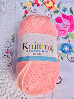 Acrylic Double Knit Baby Yarn 50g (Pink) - nappyworlduk