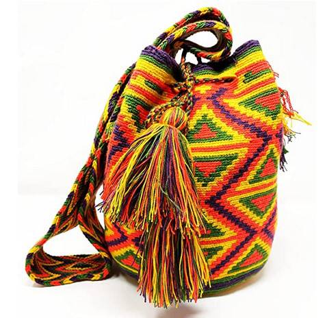 Luxury Holiday shoulder bag beautiful for any occasion (Geometric) Modeled by Shakira - nappyworlduk