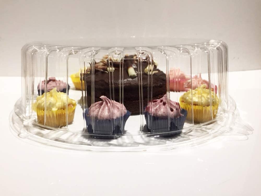 Clear Round Cake Lid-10.5' x3.5'(27cm x 9cm) - nappyworlduk