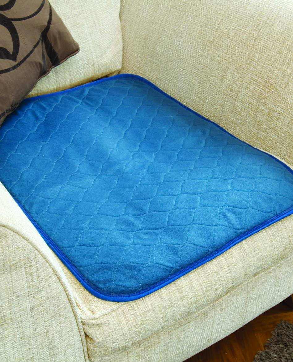 NRS Healthcare M35938 Incontinence Protection Chair Pad- Burgundy - nappyworlduk