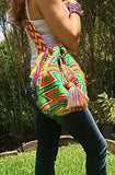 Wayuu Knitted Handmade shoulder bag -(Carnival Day) - nappyworlduk