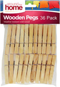 Around The Home Wooden Clothes Peg 36pk - nappyworlduk