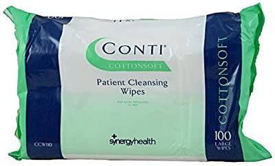 Conti CottonSoft Large Wipes Pack of 100-Dry Wipes