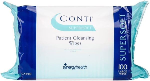 Conti SuperSoft Large Wipes Pack of 100 - nappyworlduk