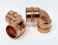 Pre-Soldered Copper Elbow 15mm - Pack of 2
