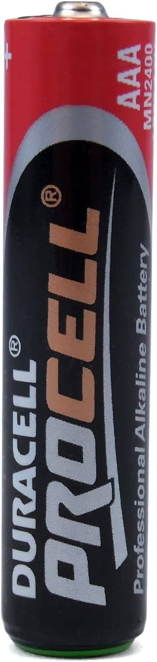 Duracell Procell Alkaline AAA/LR03/MN2400/Micro Battery (Pack of 10) - nappyworlduk