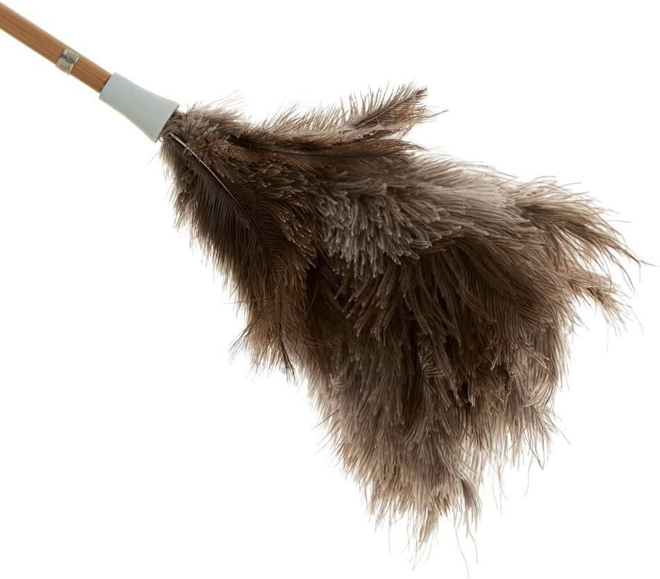 English Heritage Long Handled Feather Duster - nappyworlduk