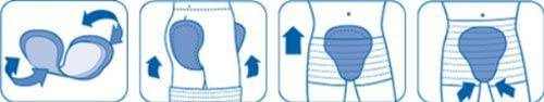 Euron ID Expert Form Super Size 3 Shaped Incontinence Pads (Anti Leak Cuffs) (21)Formerly Euron Flex Super Plus - nappyworlduk