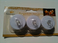 3 Pack Flickering Tea light Candles Flameless Tea Light Battery Operated - nappyworlduk