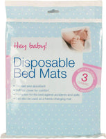 Hey baby disposable bed mat-1 pack of 3 mats