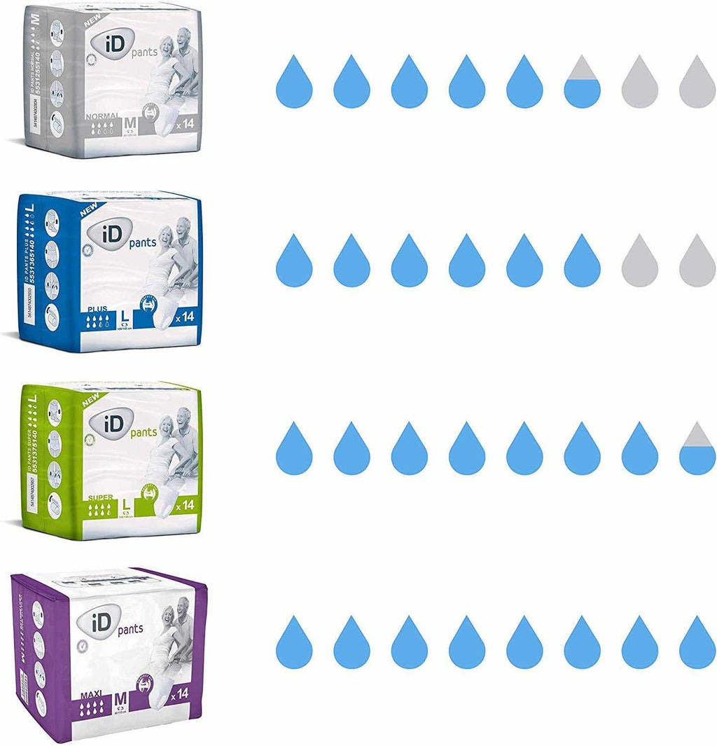 ID Expert Plus Disposable Incontinence Pads - Small (60-90 cm) - nappyworlduk
