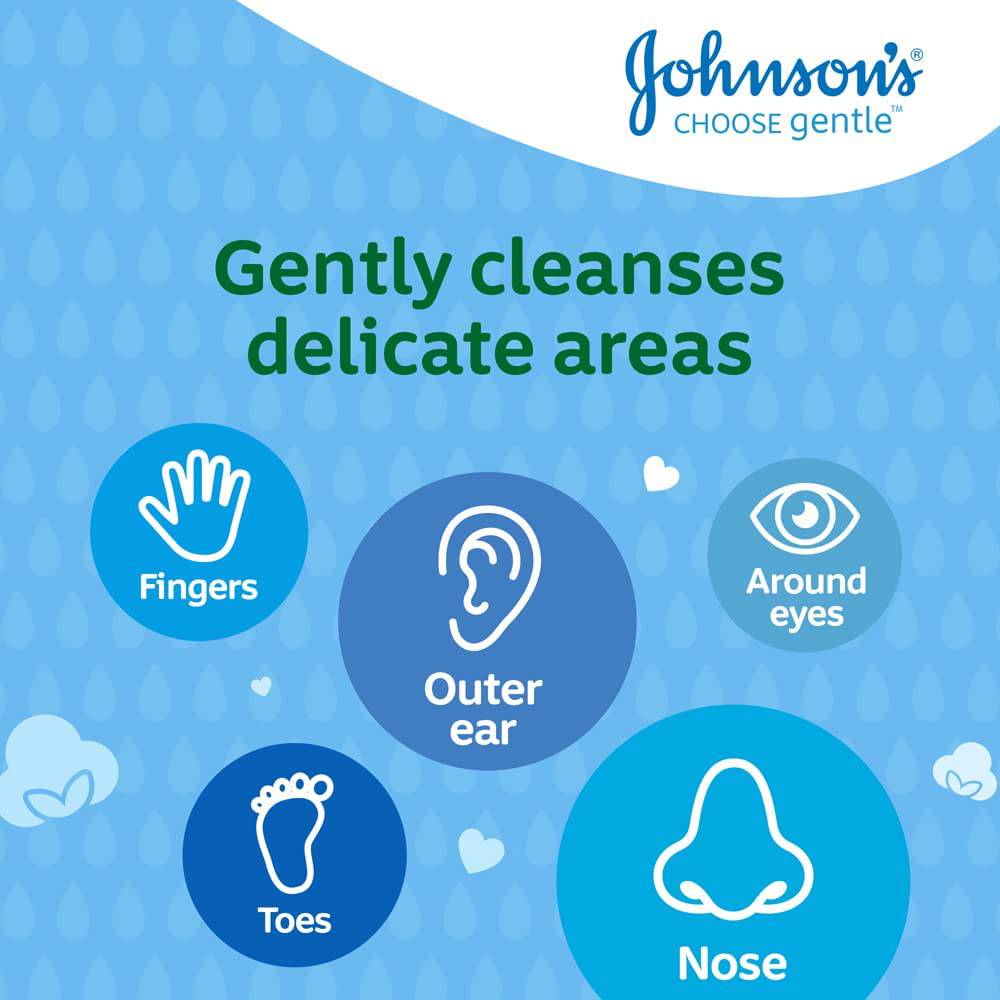 Johnson's Pure Cotton Buds, 200 Buds - nappyworlduk