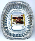 Large Disposable Foil Aluminium Roasting Baking Tray- 45.5 cm x 35.8 cm x 8.5cm - nappyworlduk