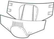 Lille Suprem Fit Extra Plus All-in-One Incontinence Briefs - Large (Pack of 24) - nappyworlduk