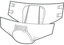 Lille Suprem Fit Extra Plus All-in-One Incontinence Briefs - Large (Pack of 24) - nappyworlduk