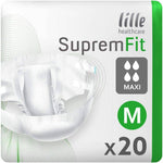 Lille Supreme Fit - Maxi (3370ml) Medium (80-130cm) Pack of 20 - nappyworlduk