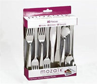 Mozaik Metallised Cutlery Mixed Pack 80's