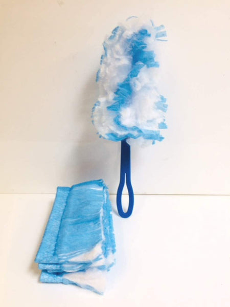 Microfibre Duster 1 Handle With 5 Dusters Refill - nappyworlduk