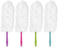 NPW Microfibre Duster with long colorful handles for easy dust and dirt collection in hard-to-reach places