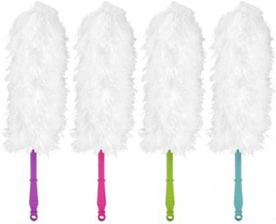 NPW Microfibre Duster with long colorful handles for easy dust and dirt collection in hard-to-reach places