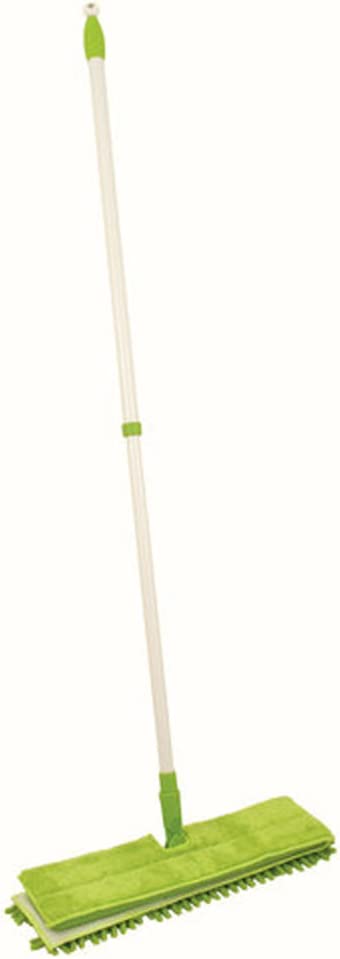 2 In 1 Microfibre Mop With Extending Handle - nappyworlduk