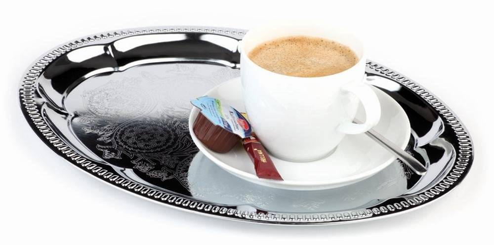APS T765 Coffee House Tray, Oval, 30 mm x 22 cm - nappyworlduk