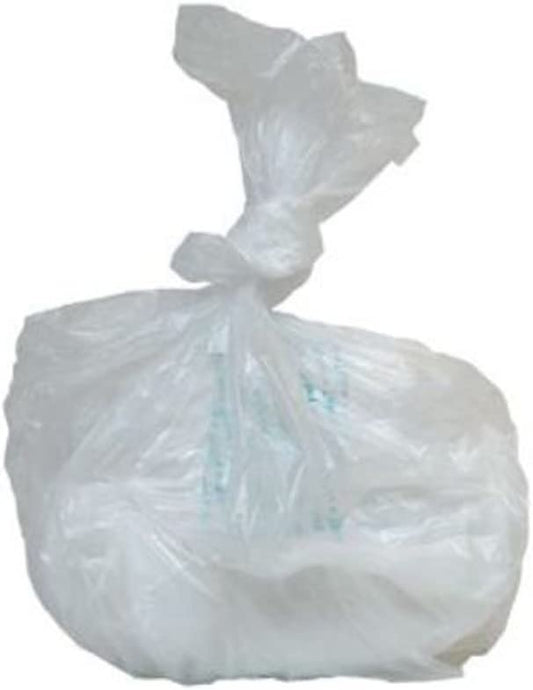 Pedal bin Liners,Pack of 100 White- 280mm x 425mm x 425mm - nappyworlduk