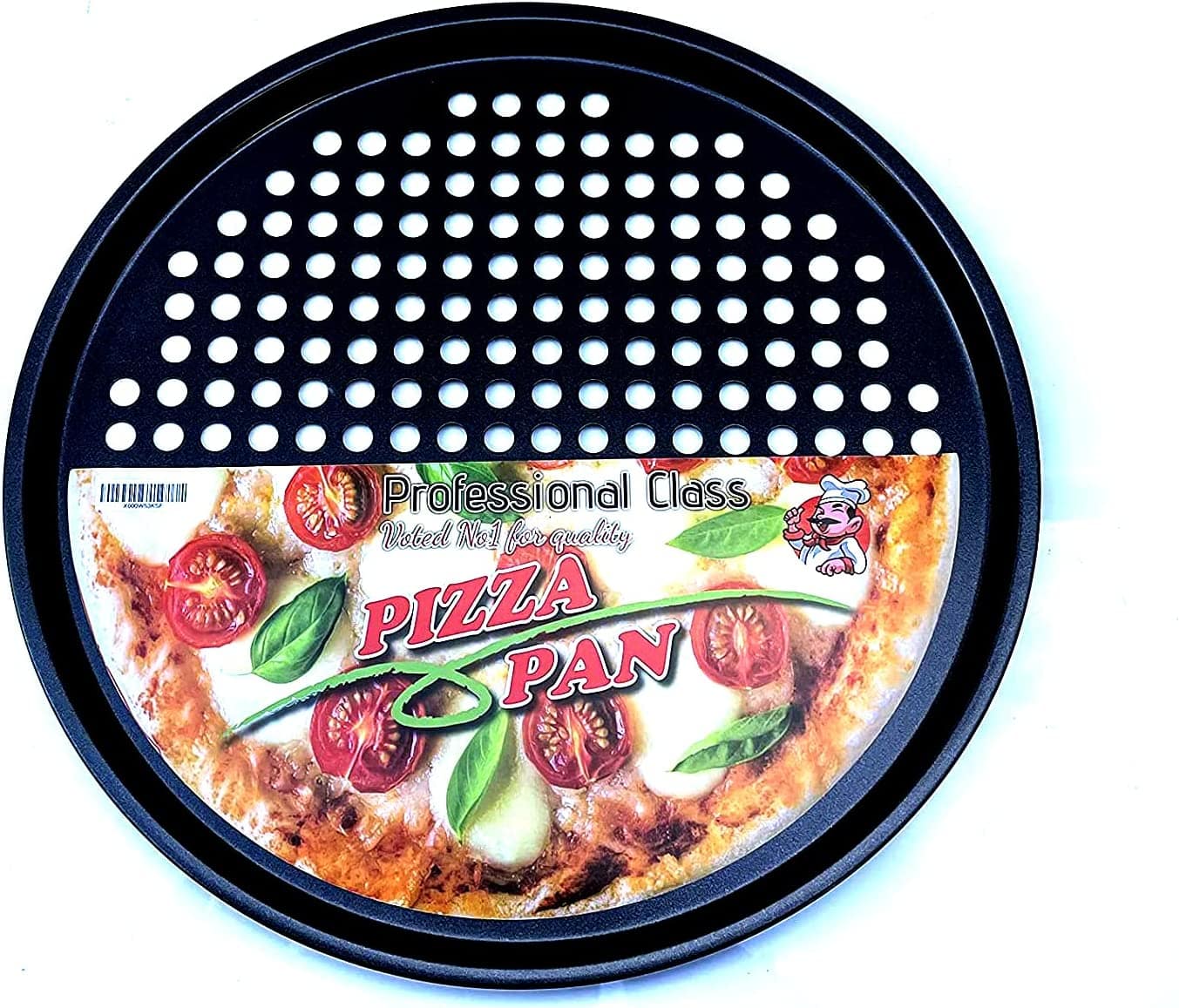 Professional Class NON STICK PIZZA TRAY 27.5CM DIAMETER KC PERFECT PIZZA RANGE - nappyworlduk