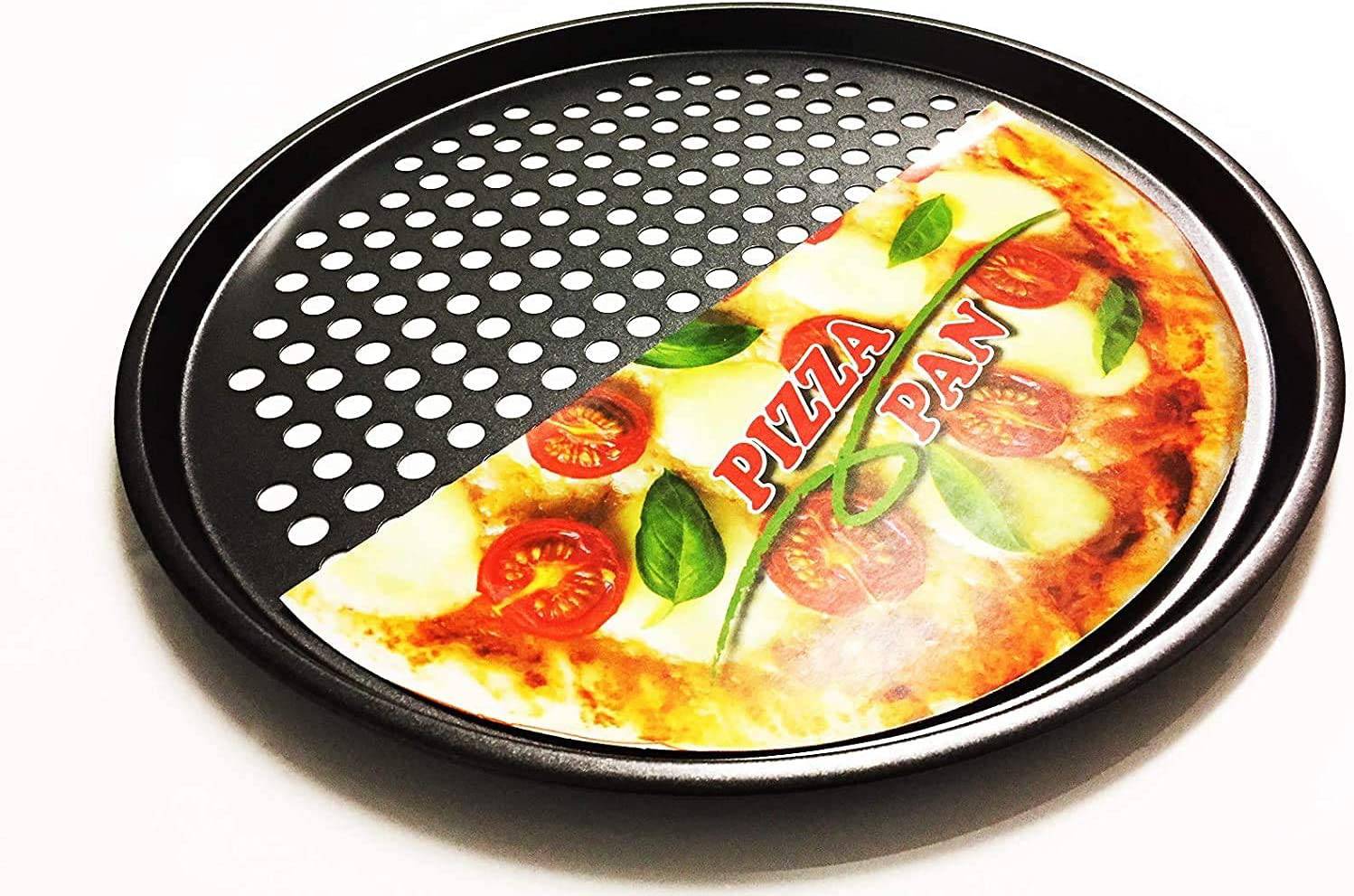 Professional Class NON STICK PIZZA TRAY 27.5CM DIAMETER KC PERFECT PIZZA RANGE - nappyworlduk