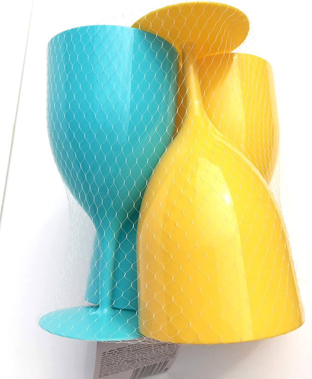 Plastic Wine Glasses 4Pk - nappyworlduk