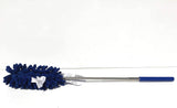 ProClean Extendable Chenille Duster- Ergonomic Soft Handle-360 Rotating Head Duster-Extends to 74cm (Navy Blue)
