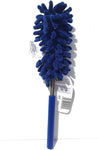 ProClean Extendable Chenille Duster- Ergonomic Soft Handle-360 Rotating Head Duster-Extends to 74cm (Navy Blue) - nappyworlduk